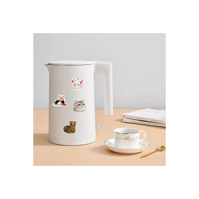 Çılgın Kediler Macbook Notebook Tablet Telefon Ajanda Laptop Defter Sticker Seti ( Lisinya )