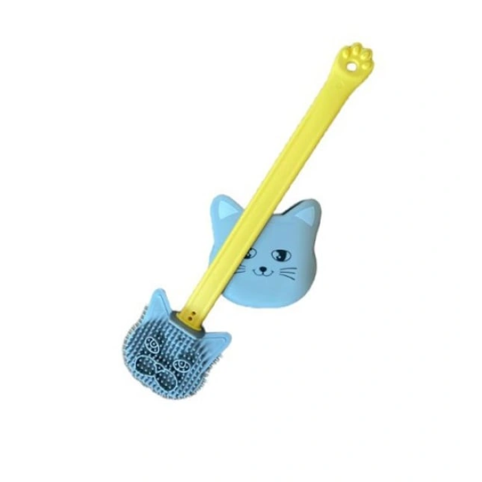 Kedi Tasarımlı Ergonomik Tuvalet Fırçası ( Lisinya )