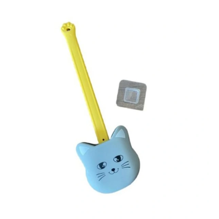 Kedi Tasarımlı Ergonomik Tuvalet Fırçası ( Lisinya )