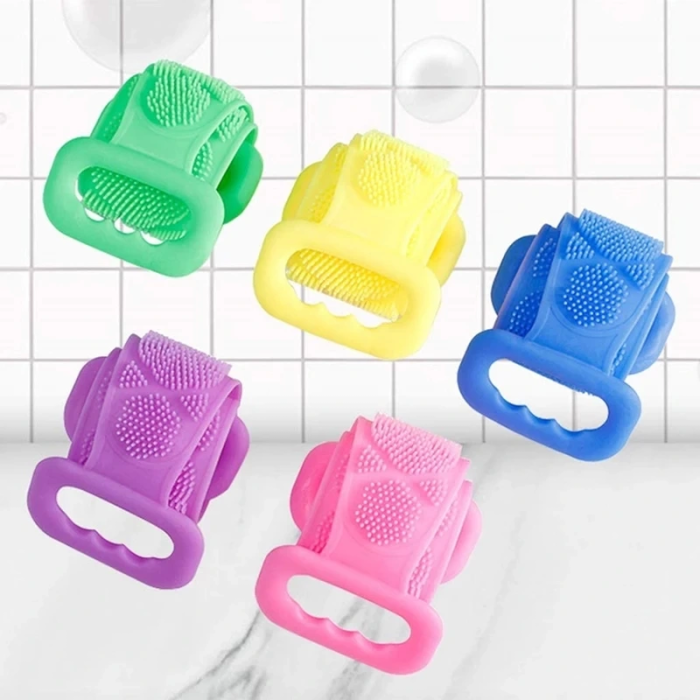 Silikon Çift Taraflı Banyo Kesesi ( Lisinya )