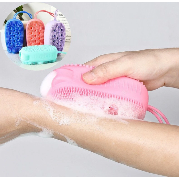 Süngerli Silikon Banyo Kesesi ( Lisinya )