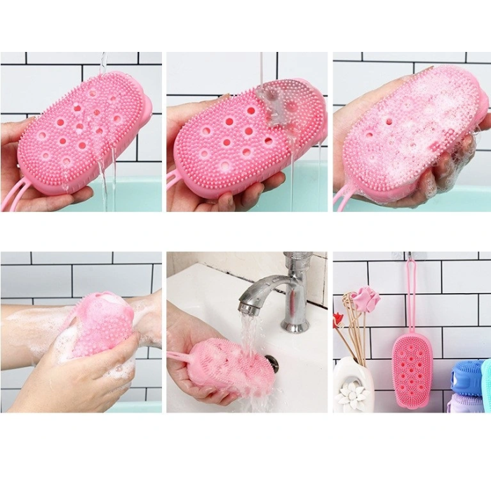 Süngerli Silikon Banyo Kesesi ( Lisinya )