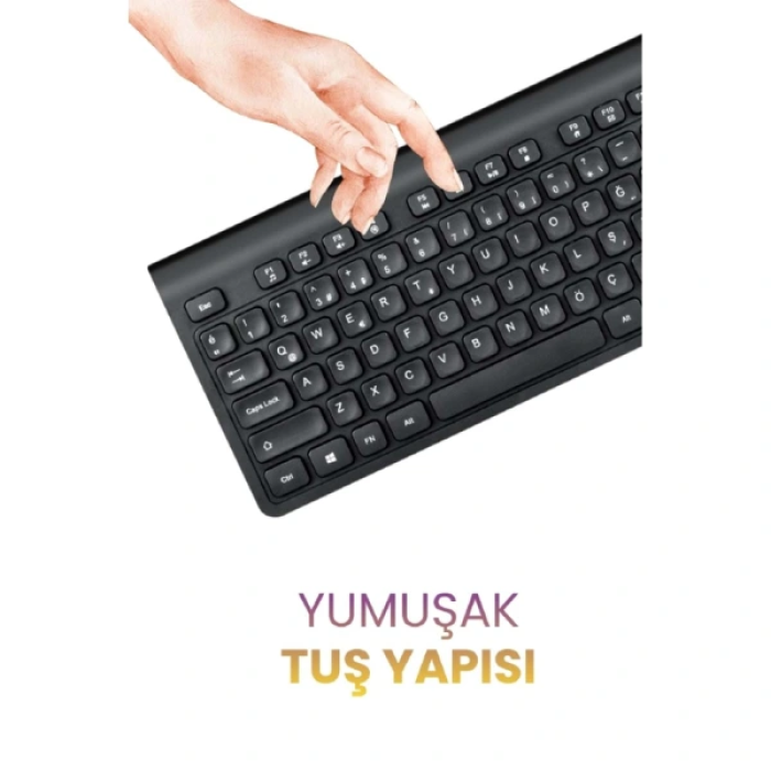 Multimedya Q Klavye Ve Mouse Seti ( Lisinya )