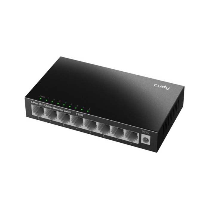 CUDY 8-Port 10/100 Mbps Metal Switch