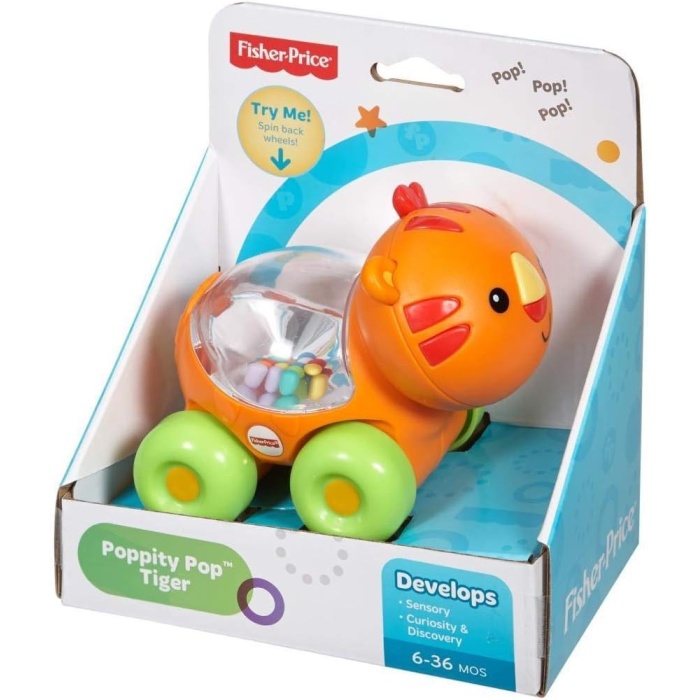 Fisher Price Poppity Araçlar -Turuncu Aslan CMV97