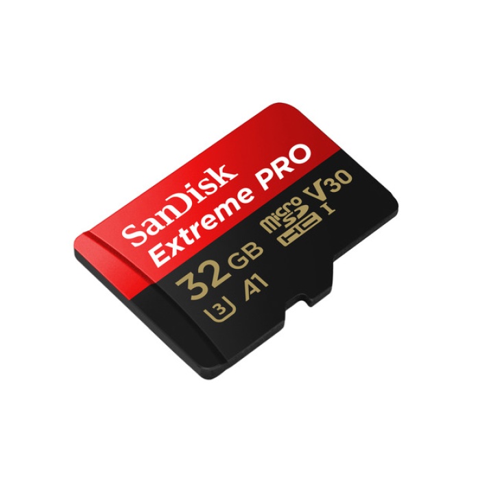 SanDisk Extreme microSDHC 32GB + SD Adapter + Rescue Pro Deluxe 100MB/s A1 C10 V30 UHS-I U3