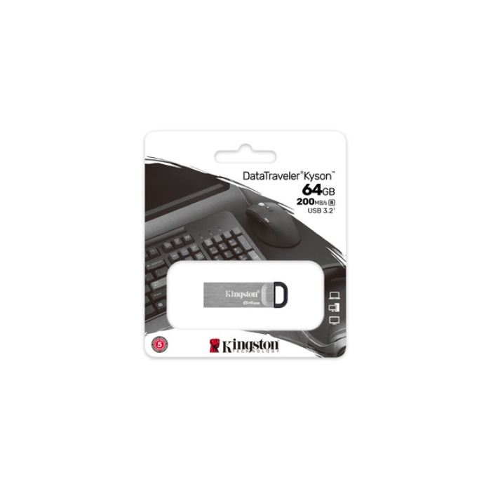 Kingston 64GB USB 3.2 Gen 1 DataTraveler Kyson