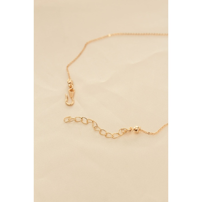 Beyaz Sedefli Kelebek Figürlü Kadın Kolye - Lisinya