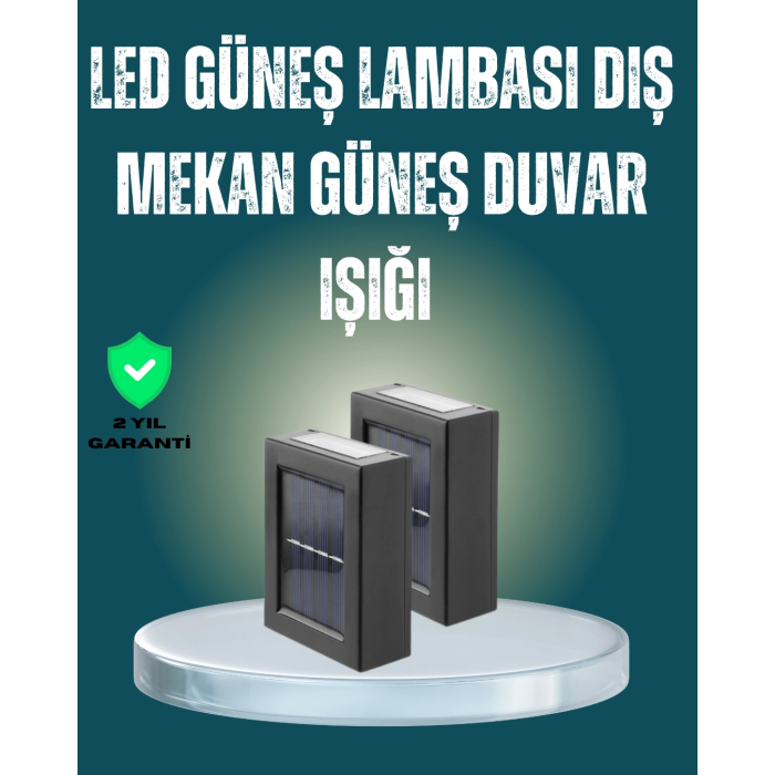 Suya Dayanıklı Güneş Enerjili Bahçe Lambası ( Lisinya )