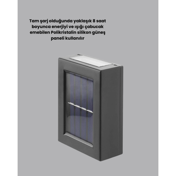 Suya Dayanıklı Güneş Enerjili Bahçe Lambası ( Lisinya )