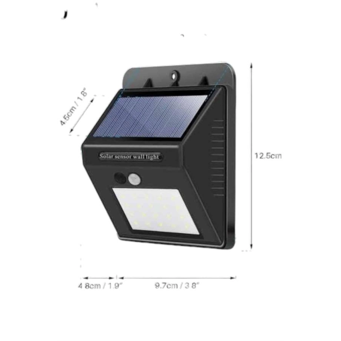 Solar Güneş Enerji Panelli Sensörlü Lamba Enerji Tasarruflu ( Lisinya )