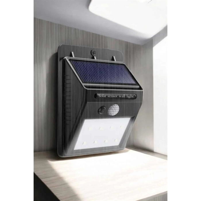 Solar Lamba Giriş, Bahçe Yol Avlu Hareket Sensörlü Led Parlak Gece Su Geçirmez ( Lisinya )