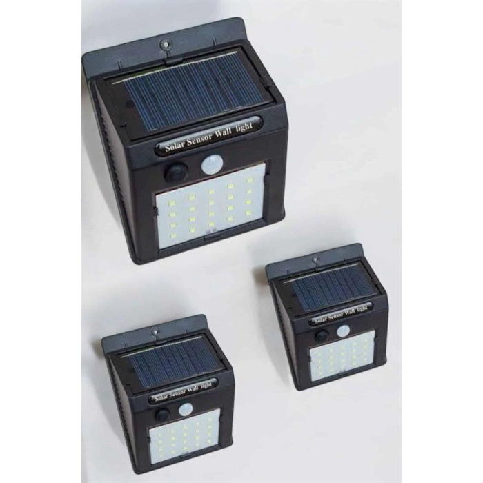 Güneş Enerjili Bahçe Lambası Solar Gece Aydınlatma Sensörlü Lamba ( Lisinya )