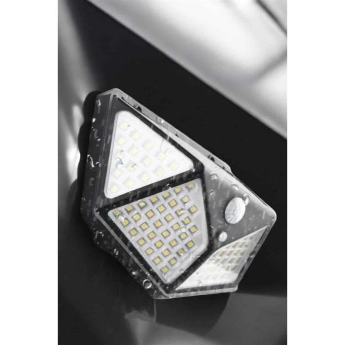 Güneş Enerjili Bahçe Aydınlatma Lambası Solar 100 Led Lamba ( Lisinya )