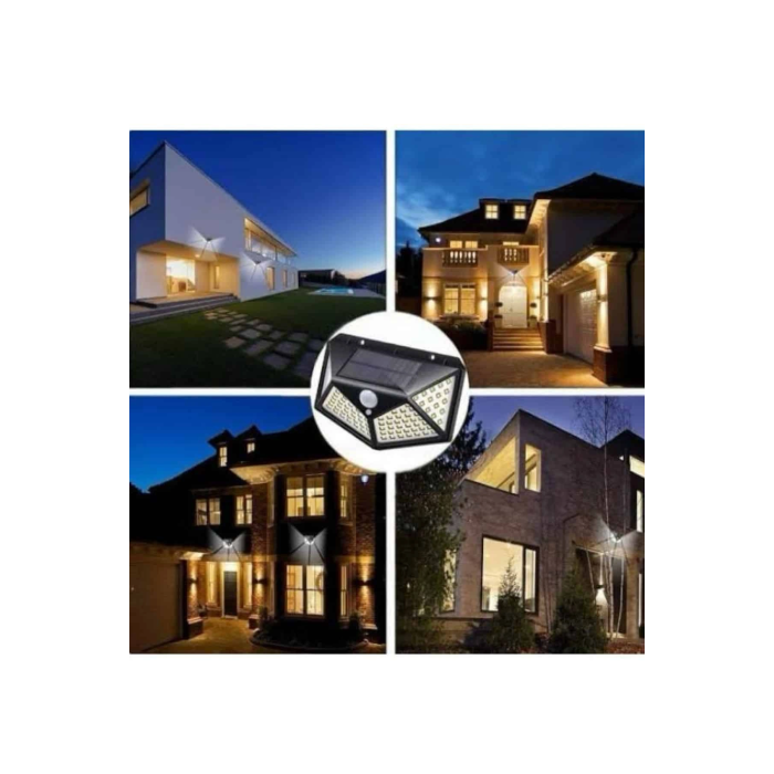 Sensörlü Güneş Enerjili Duvar Lambası ( Lisinya )