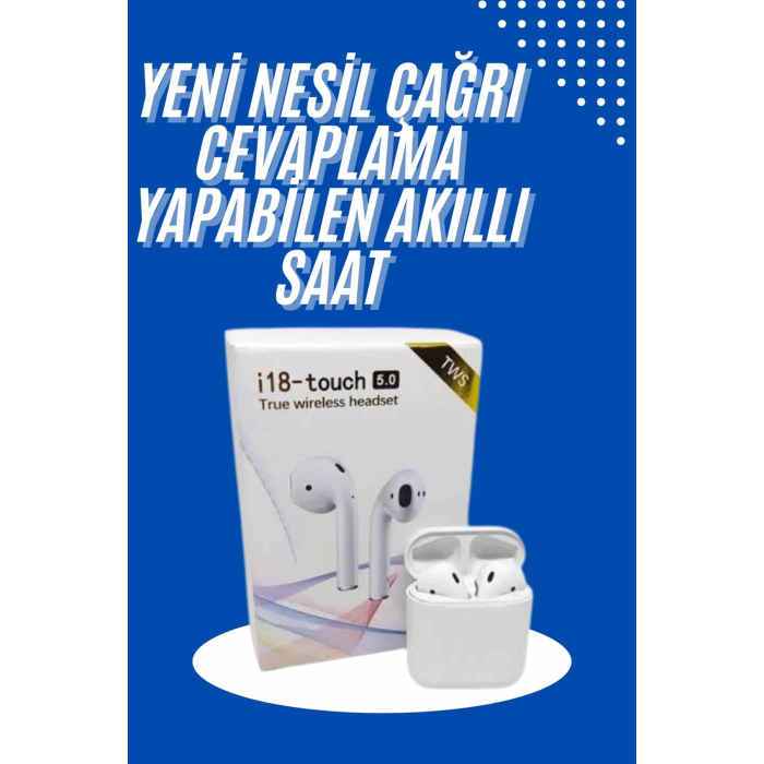 Yeni Nesil Çift Mikrofonlu Dokunmatik Kablosuz Bluetooth Kulaklık ( Lisinya )