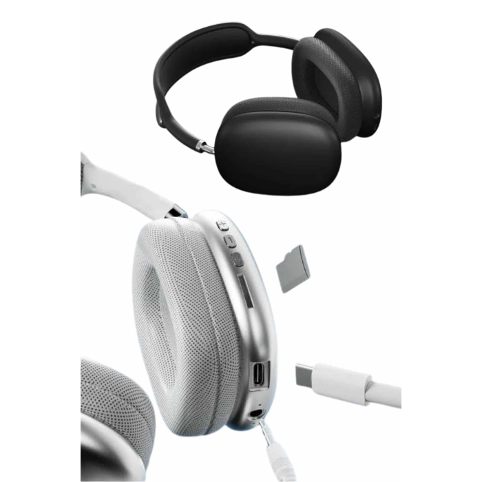 2025 Model Kulak Üstü Kablosuz Bluetooth Kulaklık Gürültü Azalta Uzun Pil ( Lisinya )