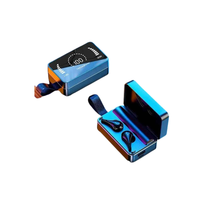 Tws Bluetooth Kulaklık Aynalı Kulaklık Dijital Göstergeli Dokunmatik Kontrol ( Lisinya )