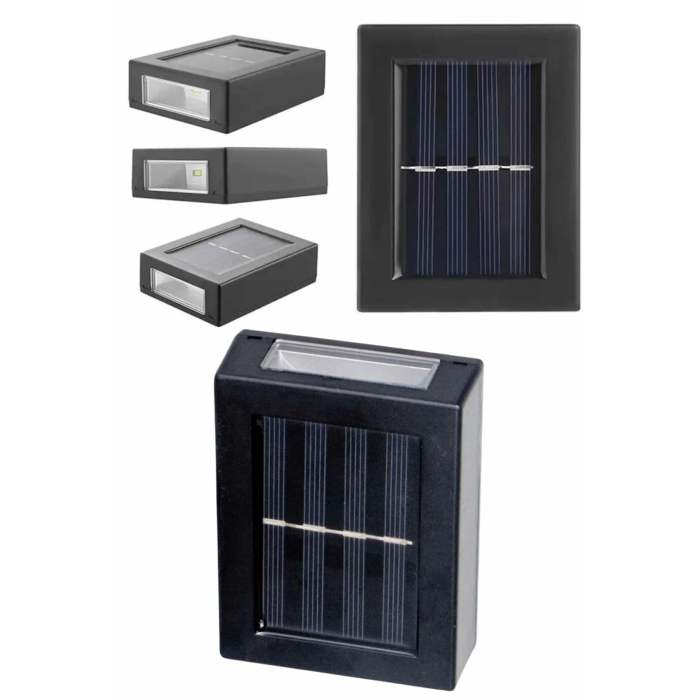 Solar Lamba Dekoratif Aplik Su Geçirmez Led Işıklı Duvar Lambası ( Lisinya )