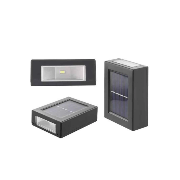 Dekoratif Duvar Lambası Solar Güneş Enerjili Bahçe Aydınlatması ( Lisinya )