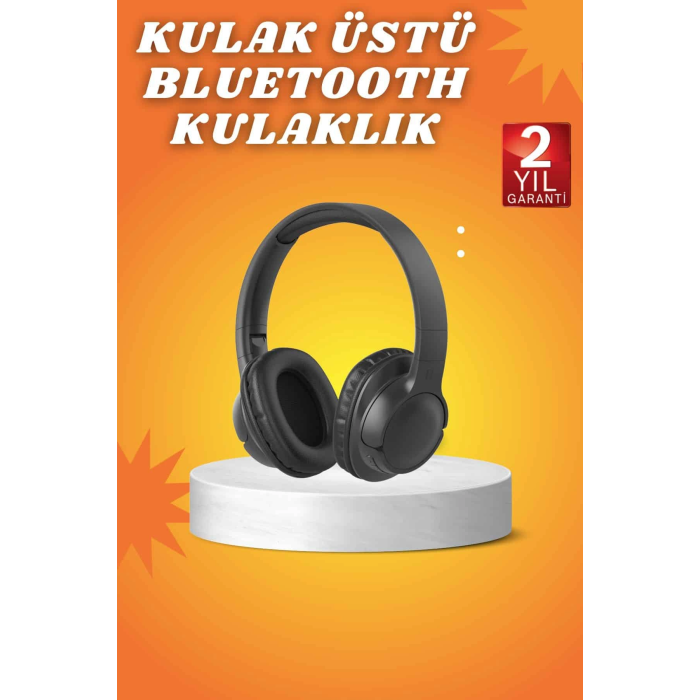 Kablosuz Bluetooth Kulaklık Kulak Üstü Mikrofonlu 5.0 Bluetooth Anc Özelliği ( Lisinya )