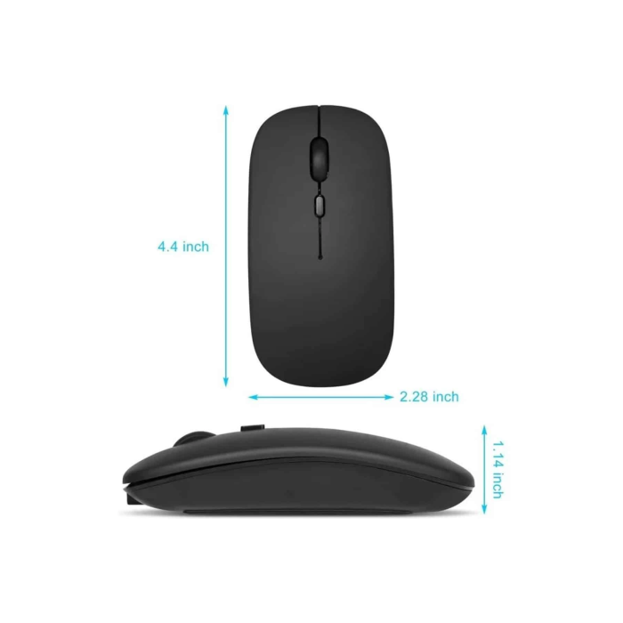 Kablosuz Mouse Fare Şarjlı Bluetooth Wireless Çift Modlu Sessiz ( Lisinya )