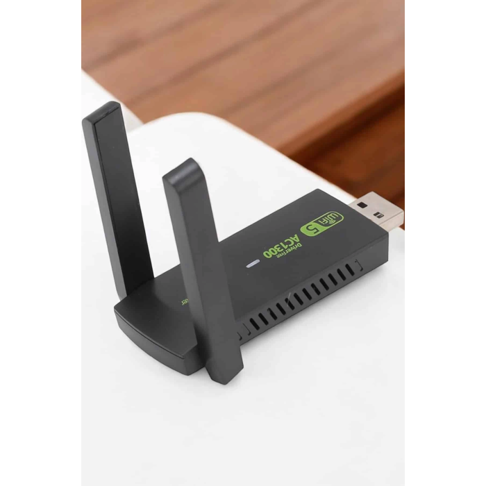 Kablosuz Alıcı Kablosuz Adaptörü Usb Girişli 3.0 ( Lisinya )