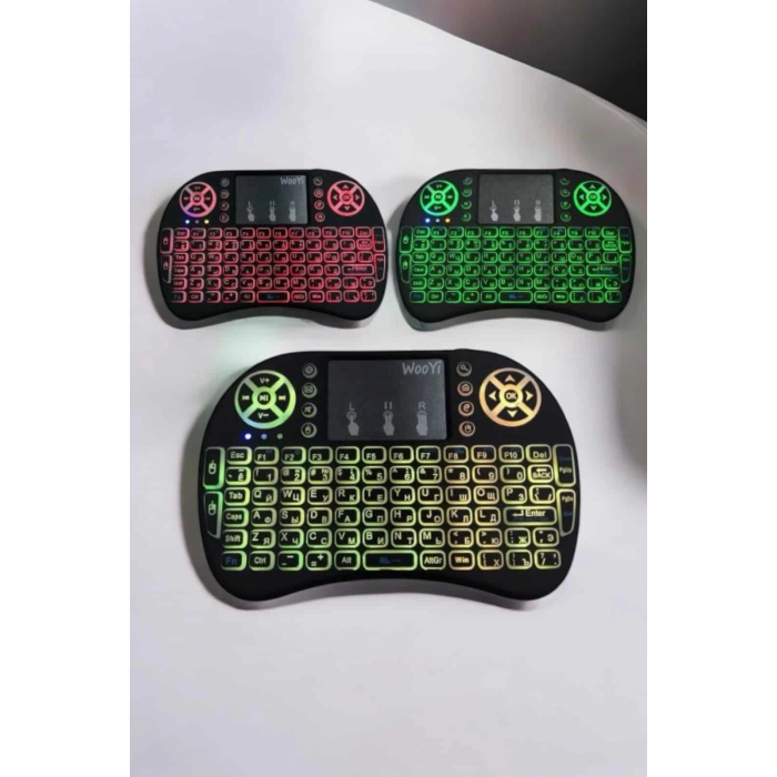 Usb Bağlantılı Mini Q Klavye Işıklı Tüm Cihazlara Uyumlu ( Lisinya )