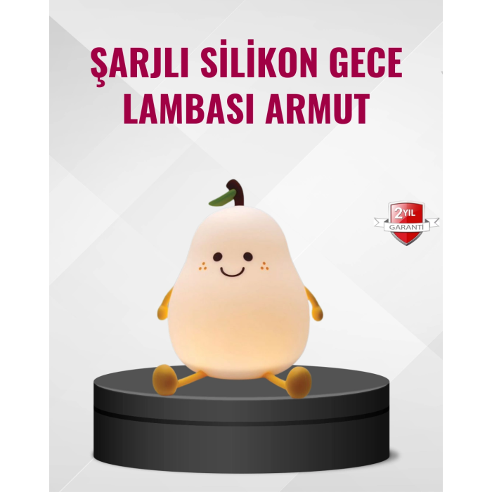 Armut Gece Lambası Usb Şarjlı Ayarlanabilir Led Işık ( Lisinya )