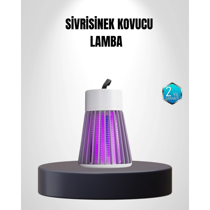 2000 Mah Şarjlı Sivrisinek Kovucu Lamba – Kimyasalsız, Güvenli Ve Taşınabilir ( Lisinya )