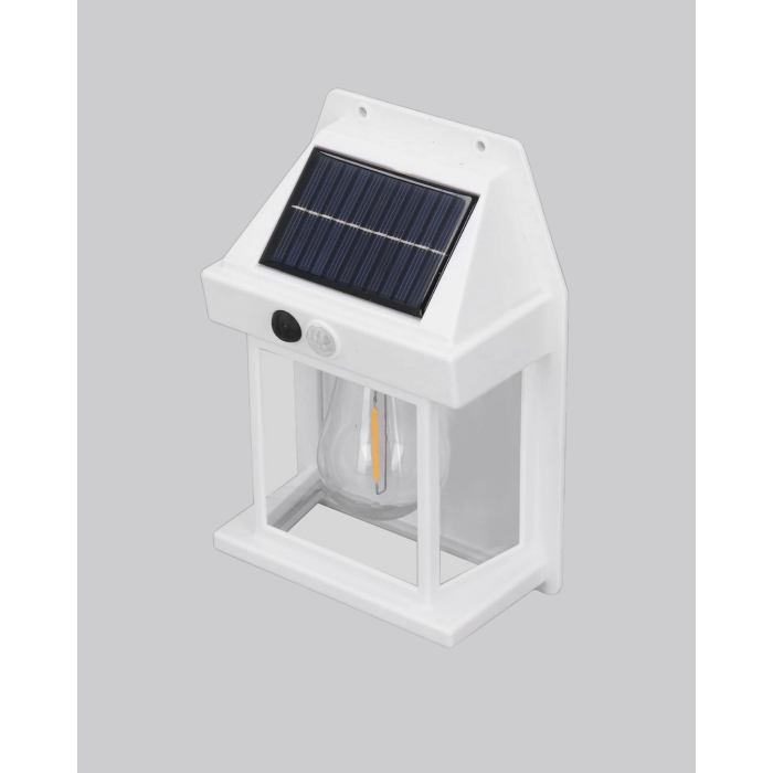 Üç Modlu Güneş Enerjili Duvar Lambası 1800mah Bataryalı Ve Hareket Sensörlü ( Lisinya )