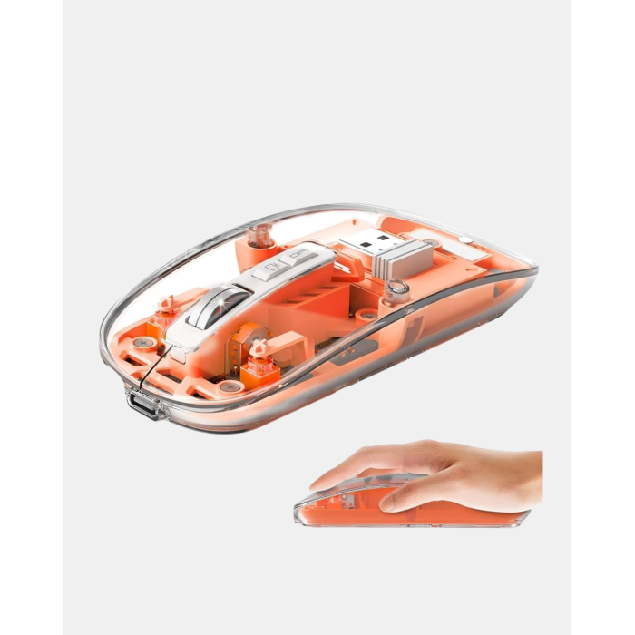 Çift Modlu Kablosuz Bluetooth 5.0 + 2.4ghz Mouse – 3 Cihaz Bağlantılı, Hızlı Geçiş Düğmeli ( Lisinya )