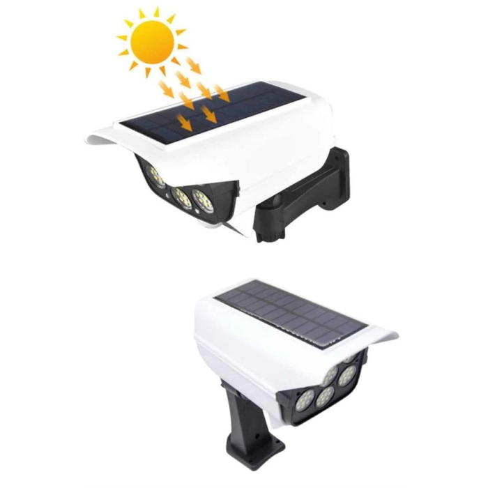 Solar Bahçe Lambası Uzaktan Kumandalı Kamera Görünümlü Hareket Sensörlü ( Lisinya )