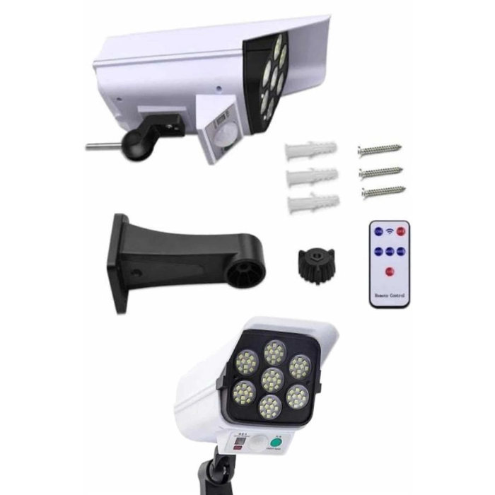 Bahçe Aydınlatması Hareket Sensörlü Led Aydınlatma Kamera Görünümlü ( Lisinya )