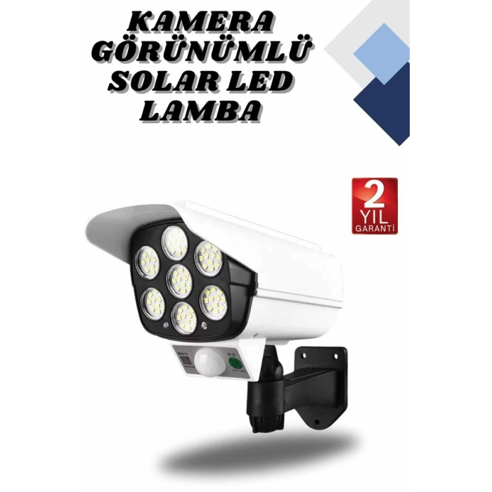 Kamera Görünümlü Led Lamba Dönebilen Bahçe Aydınlatması Duvar Lambası ( Lisinya )