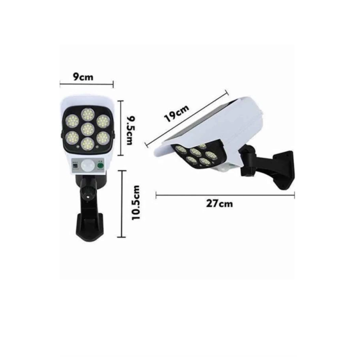 Kamera Görünümlü Led Lamba Dönebilen Bahçe Aydınlatması Duvar Lambası ( Lisinya )