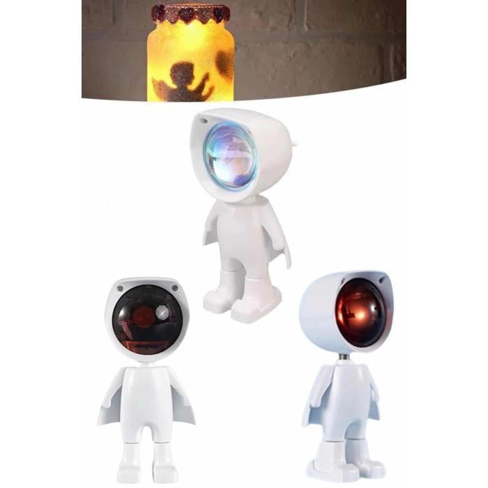 Projektör Atmosfer Işık Lambası Projektör Güneş Lambası Masa Lambası ( Lisinya )