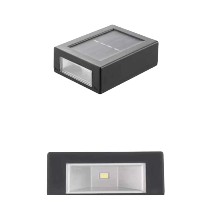 Solar Güneş Enerjili Çift Taraflı Duvar Lambası Çift Taraflı Duvar Lamba Güneş Enerjili ( Lisinya )