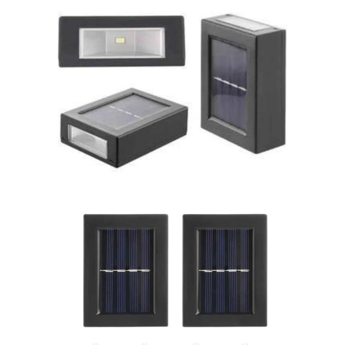 Solar Güneş Enerjili Çift Taraflı Duvar Lambası Çift Taraflı Duvar Lamba Güneş Enerjili ( Lisinya )