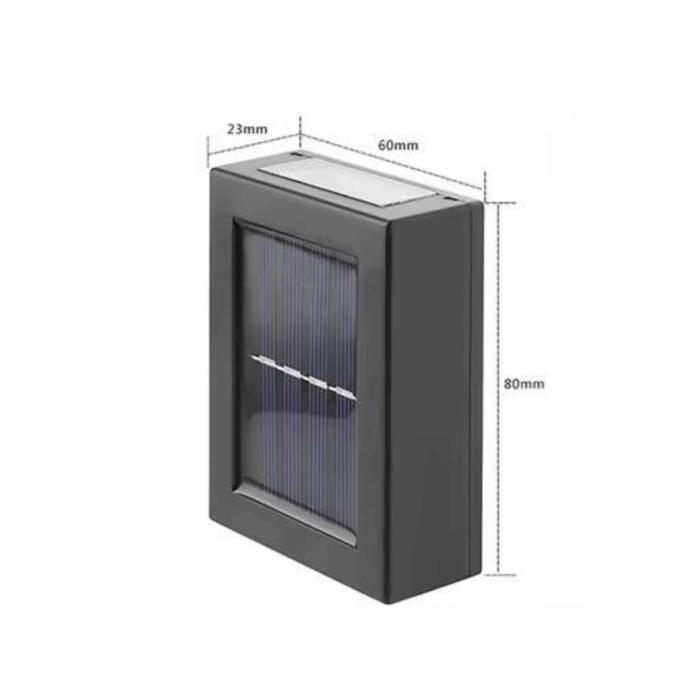 Yeni Model Solar Çift Taraflı Duvar Lambası Dekoratif Duvar Lambası ( Lisinya )