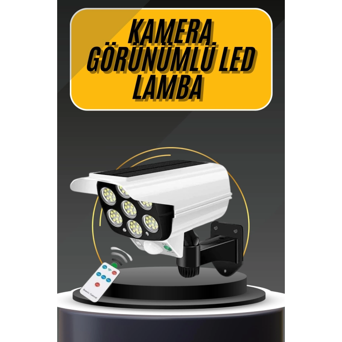 Led Lamba-güneş Paneli Destekli Uzaktan Kumandalı Solar Led Lamba ( Lisinya )