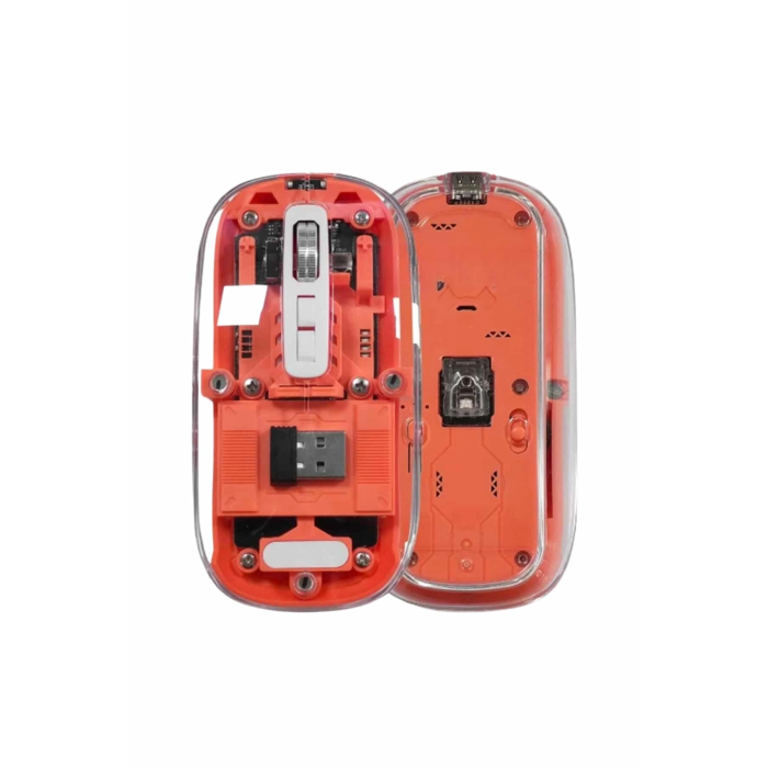 Kablosuz Mouse Fare Şarjlı Bluetooth Wireless Çift Modlu Sessiz ( Lisinya )