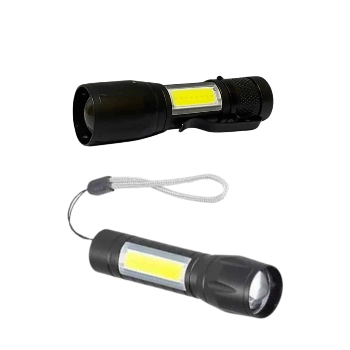 Uzun Menzilli Şarjlı El Feneri Uzun Ömürlü Led Işık Lamba ( Lisinya )