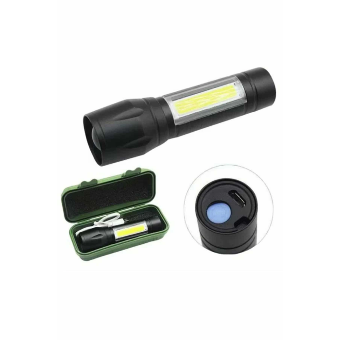 El Feneri Uzun Menzilli Usb Şarj Edilebilir Kamp Lambası ( Lisinya )