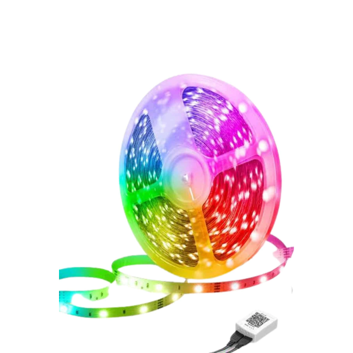 Rgb Neon Şerit Led Lamba 10 Metre İç Mekan Tasarımına Uygun ( Lisinya )