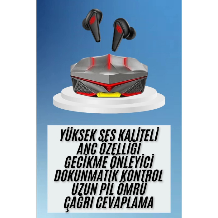 Dokunmatik Kontrol Tws Işıklı Kulakiçi Bluetooth Kulaklık Kablosuz  Kulaklığı ( Lisinya )