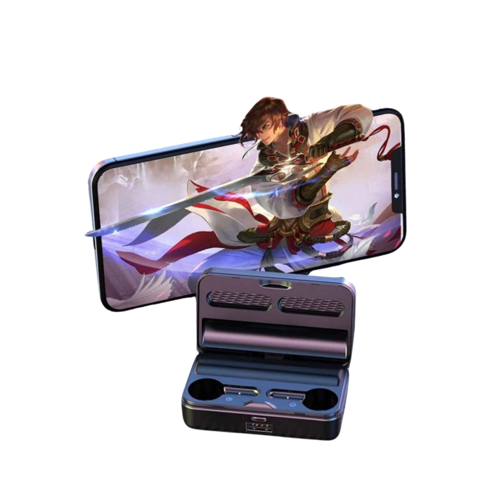 Yeni Nesil Kablosuz Kulaklık Aynalı Powerbank Özellikli Bluetooth Bağlantılı Dijital Göstergeli ( Lisinya )