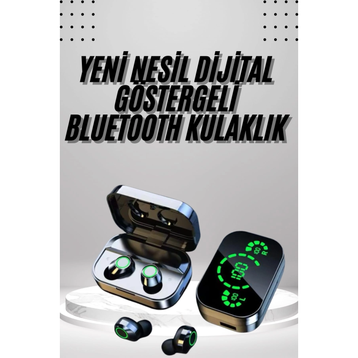 2025 Model Bluetooth Kulaklık Telefon Şarj Edebilen Çağrı Cevaplama Dijital Göstergeli ( Lisinya )