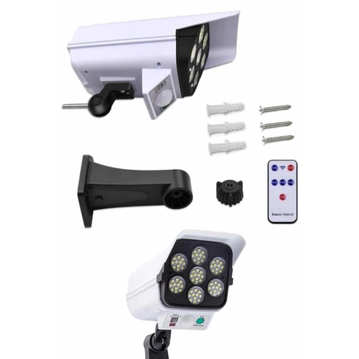 Bahçe Aydınlatması Hareket Sensörlü Led Aydınlatma Kamera Görünümlü ( Lisinya )