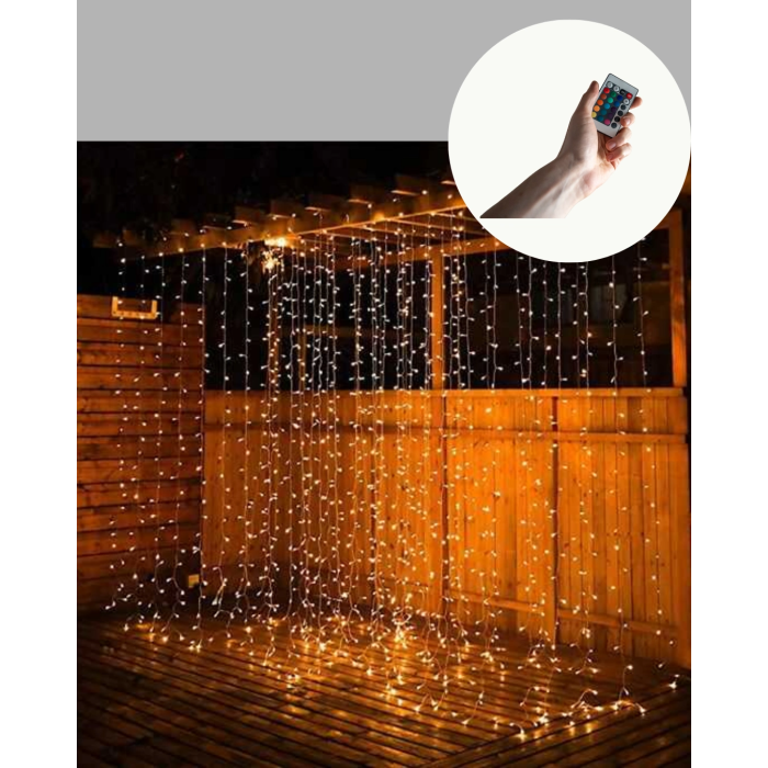 Şelale Tasarımlı Perde Led – Düğün Ve Özel Gün Işıkları ( Lisinya )